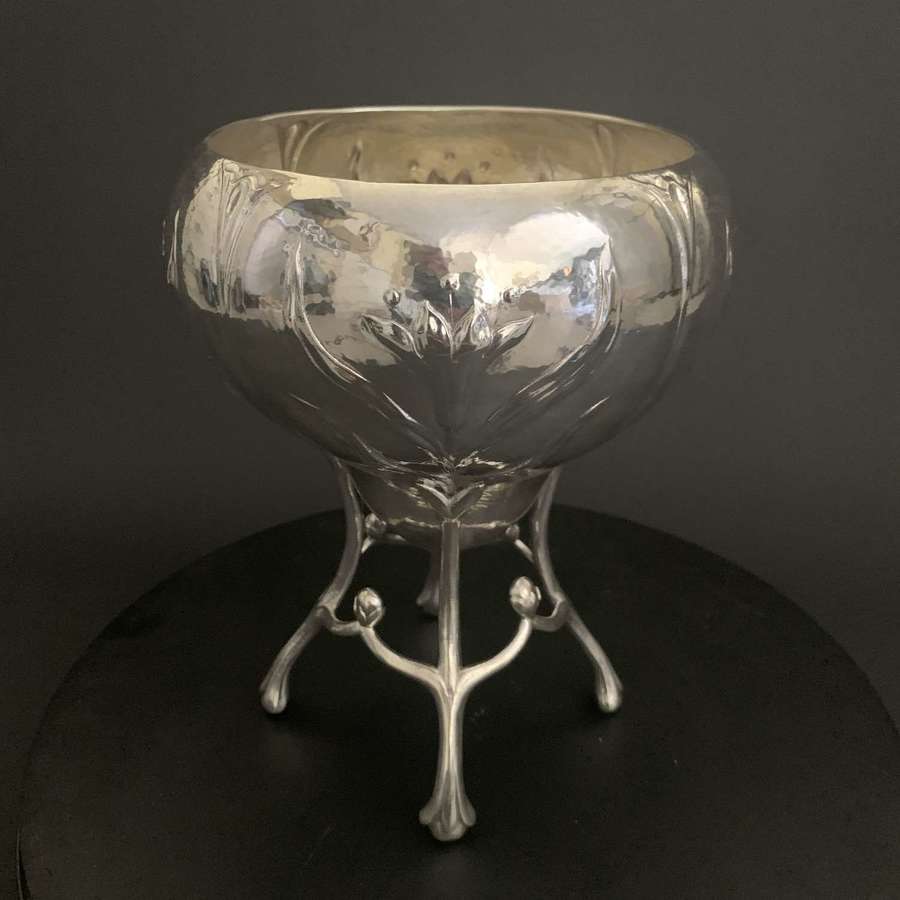 A sterling silver Jardiniere by Gilbert Marks