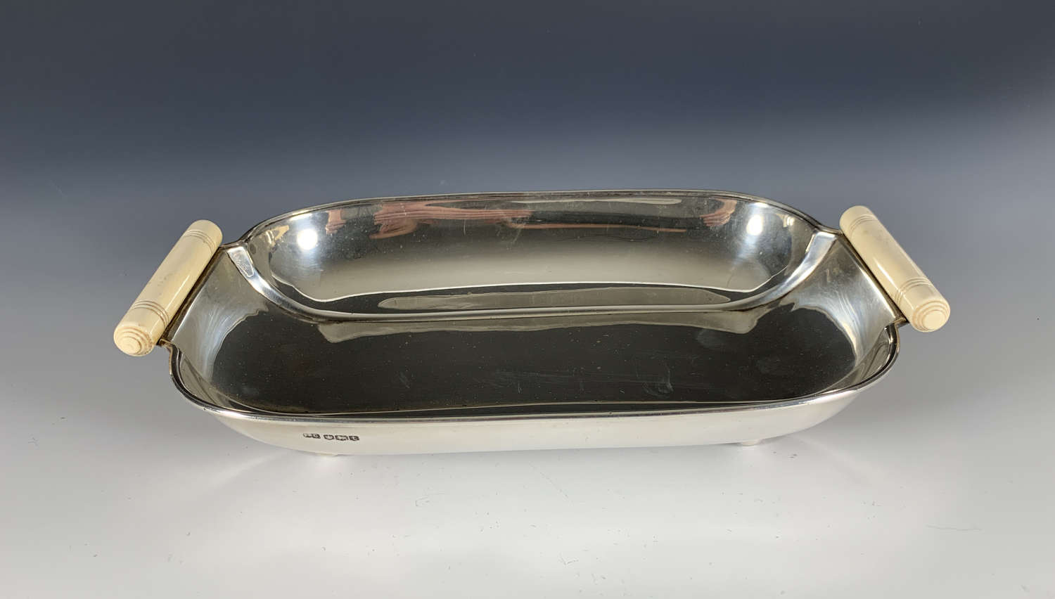 An Art Deco siver & Ivory fruit bowl