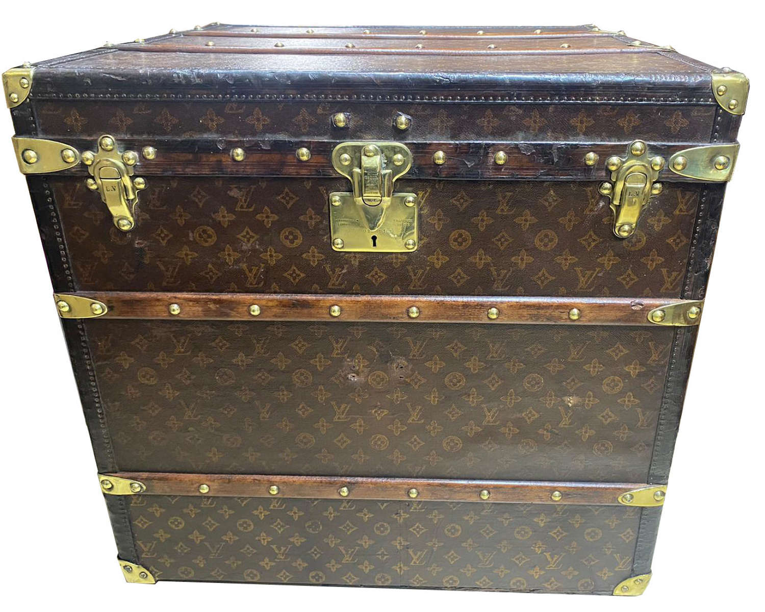 A Louis Vuitton Ladies Hatbox trunk circa 1896