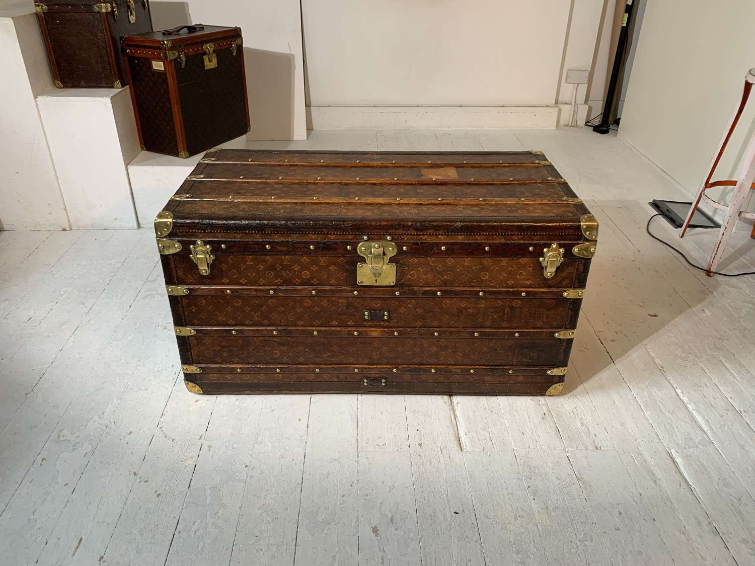 A Louis Vuitton Malle Courier trunk circa 1896