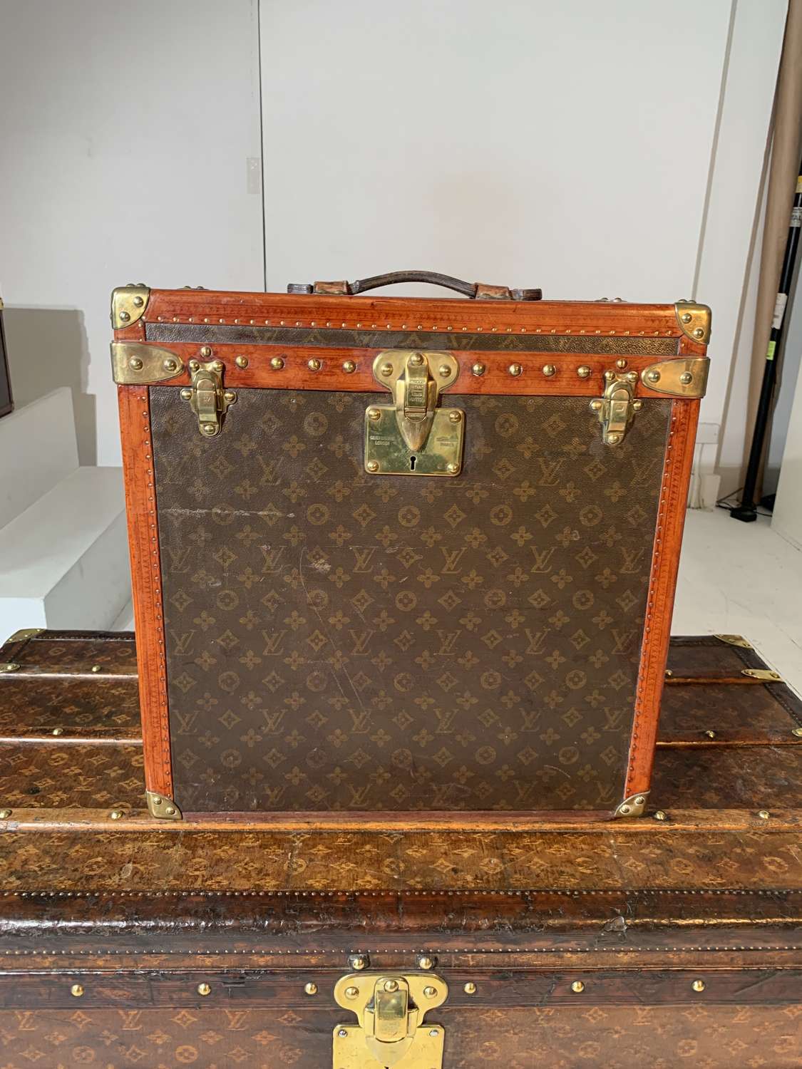 A Louis Vuitton accessory trunk circa 1920