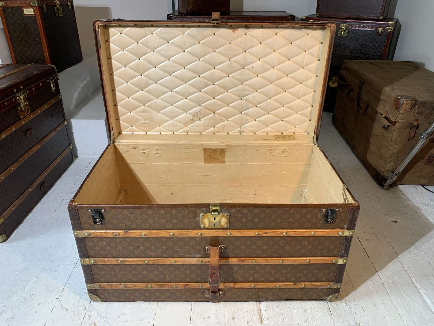 A Louis Vuitton Malle Courier trunk circa 1896