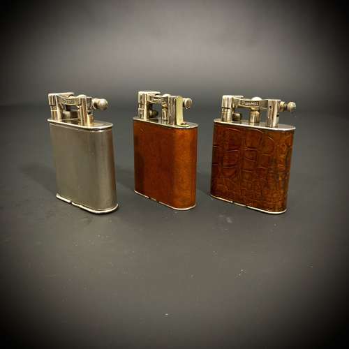 A large silver plated Dunhill Jumbo table cigar lighter, circa 1920.