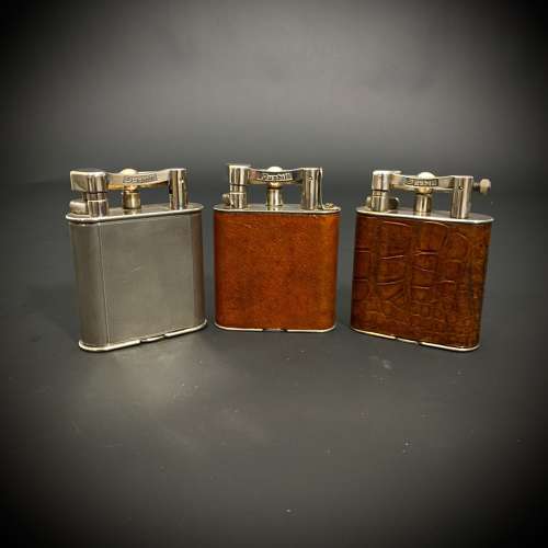 A large silver plated Dunhill Jumbo table cigar lighter, circa 1920.