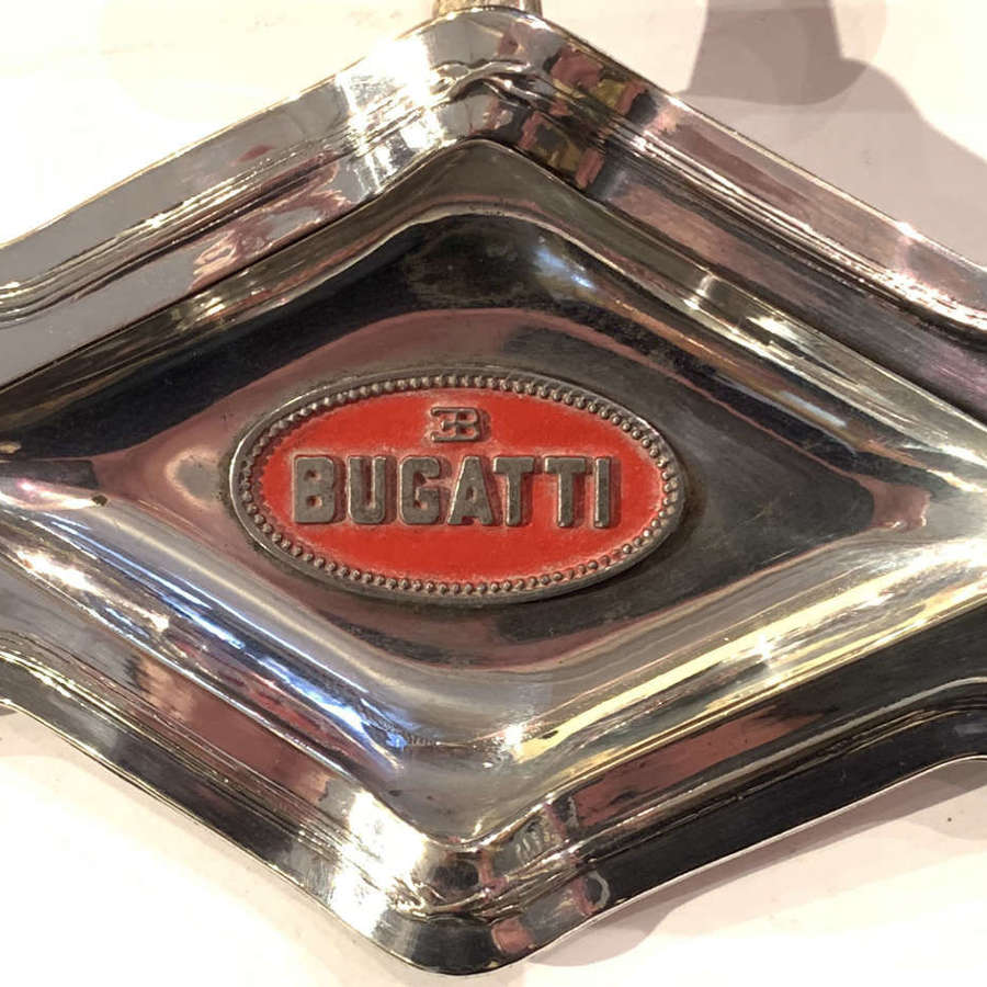 An original Bugatti Motor car ashtray, circa 1930