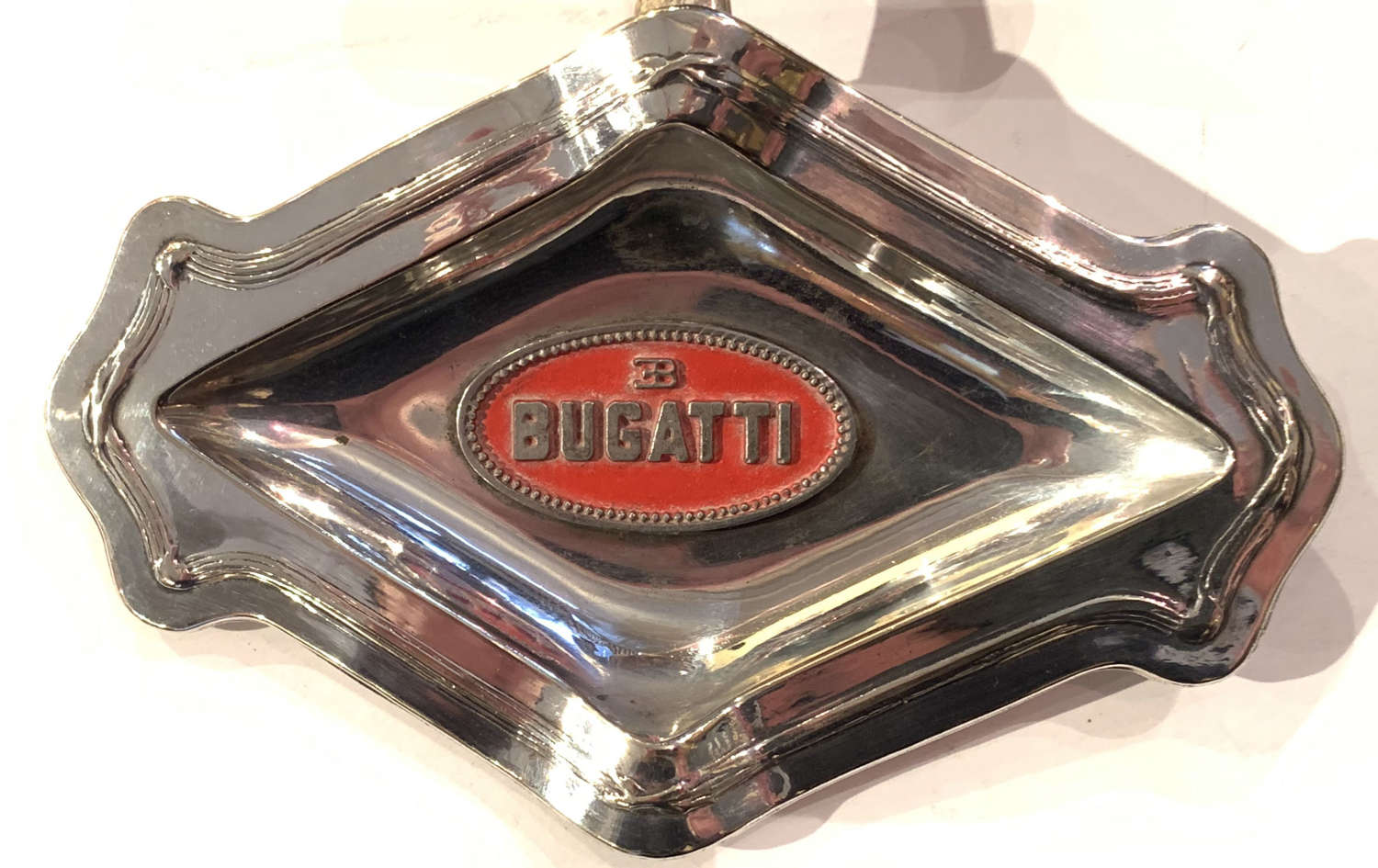 An original Bugatti Motor car ashtray, circa 1930