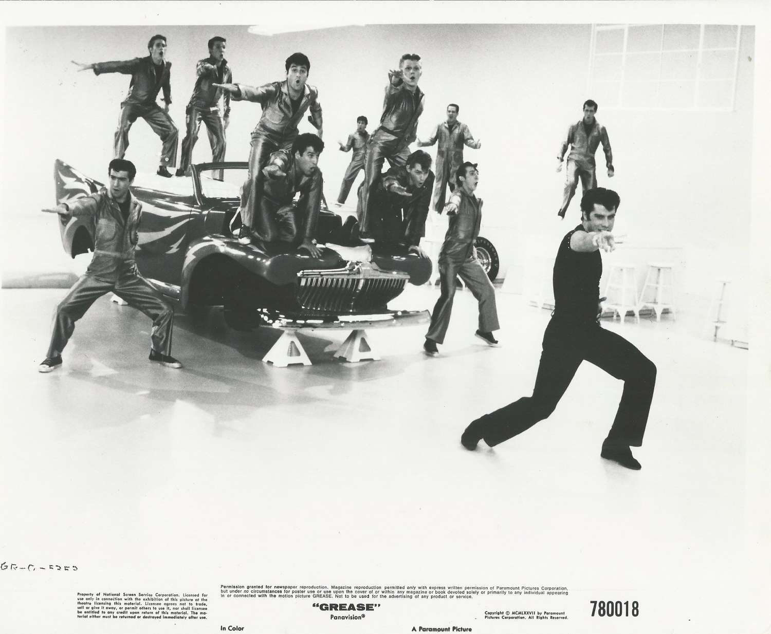 John Travolta - Greased Lightning. Grease, 1968