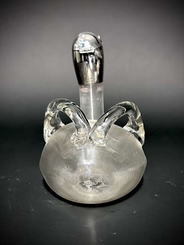 A rare pair of Victorian Duck claret Jugs