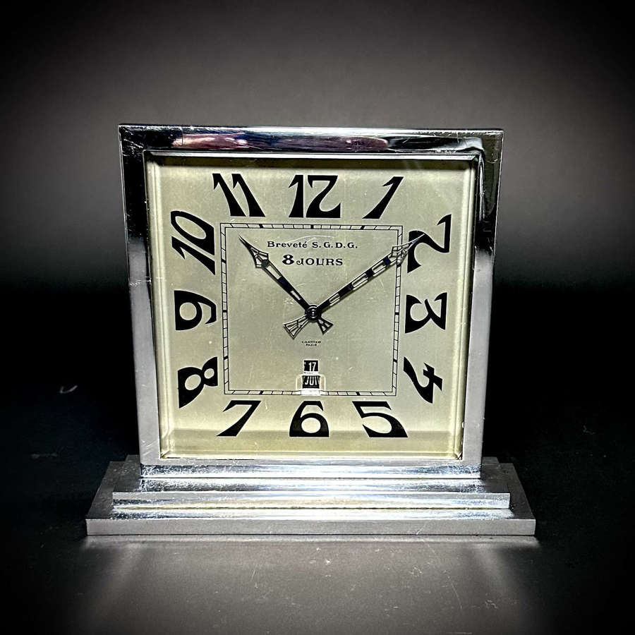 A rare Art Nouveau mantel clock by Cartier